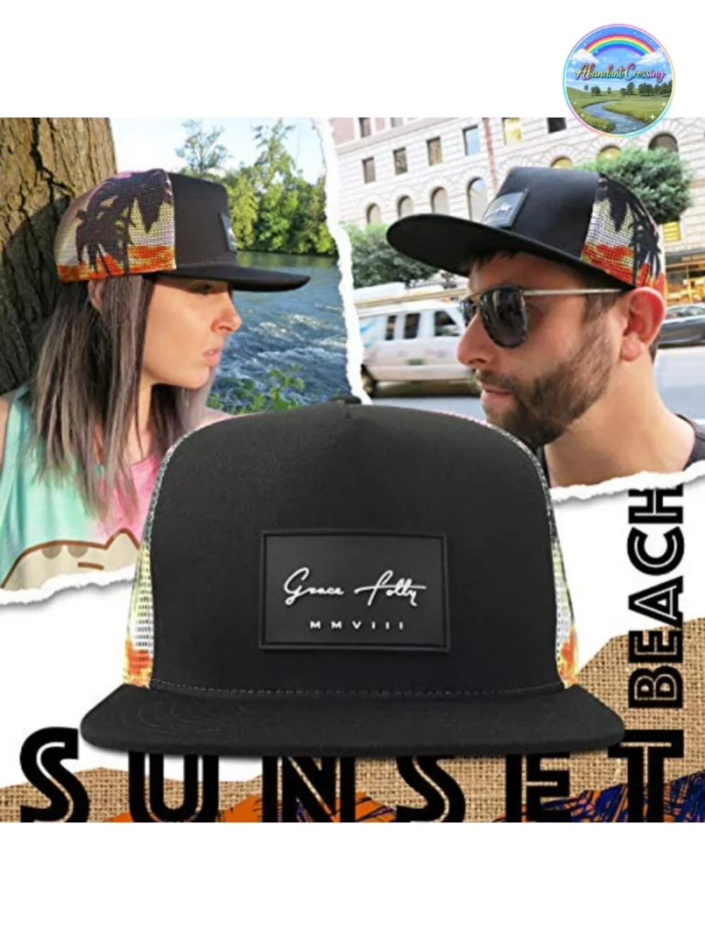 Trucker Hat Snapback Mesh Cap Adjustable Unisex Casual